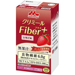 【ケース販売】エンジョイ クリミール Fiber+ (ファイバープラス) いちご味 125ml×24パック【森永乳業クリニコ】【栄養ドリンク】【食物繊維】