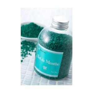 北見ハッカ通商 入浴剤　Sel de Menthe(セル・デ・メンタ)徳用ボトル450g 【薄荷】【お風呂】【メンソール】｜bnet