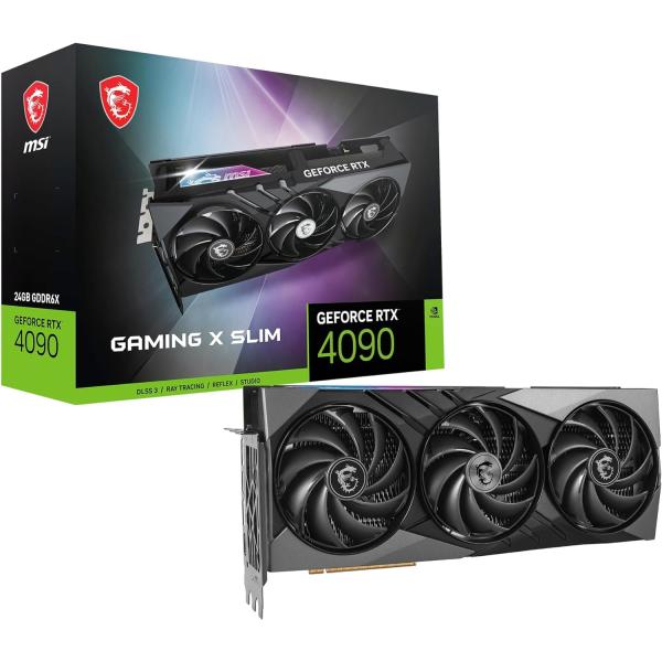 MSI GeForce RTX 4090 GAMING X SLIM 24G GeForceRTX4...