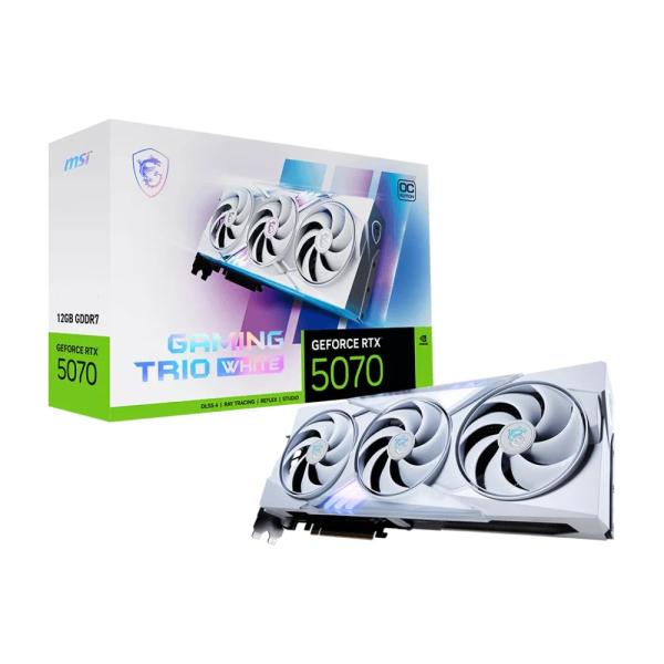 MSI GeForce RTX 5070 12G GAMING TRIO OC WHITE G507...