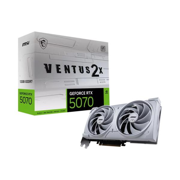 MSI GeForce RTX 5070 12G VENTUS 2X OC WHITE G5070-...