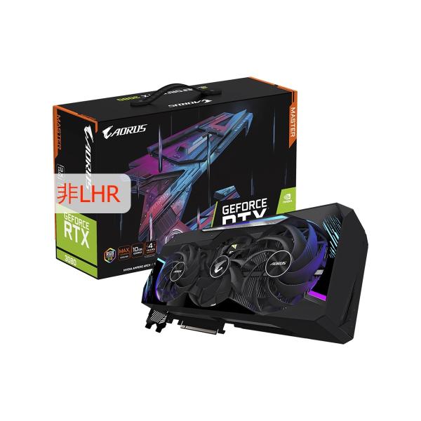 【非LHR】GIGABYTE AORUS GeForce RTX 3080 Master 10G 3...