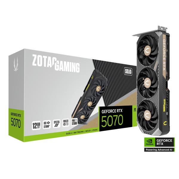 【新品】【即納】ZOTAC GAMING GeForce RTX 5070 SOLID 16GB G...