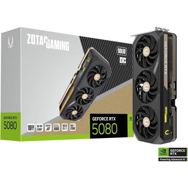 【新品】【即納】 ZOTAC GAMING GeForce RTX 5080 SOLID OC 16...