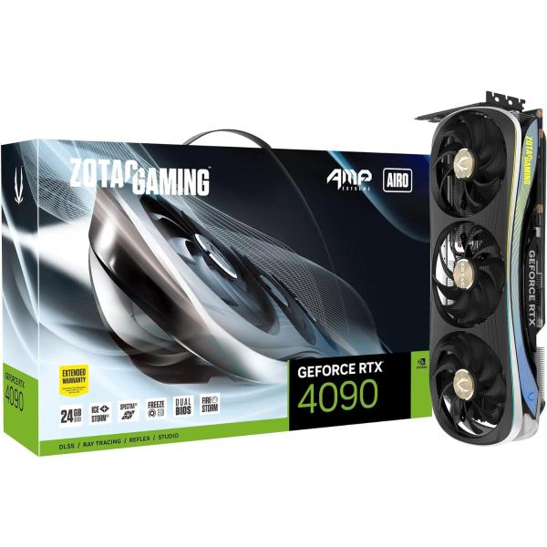 ZOTAC GAMING GeForce RTX 4090 AMP Extreme AIRO グラフ...