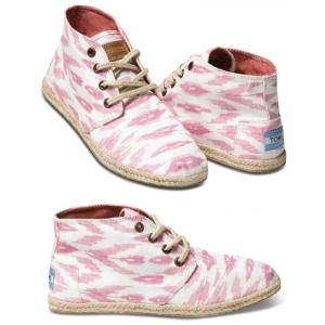 トムズ TOMS SHOES PINK IKAT SUSTAINABLE レディース 靴 DESER...