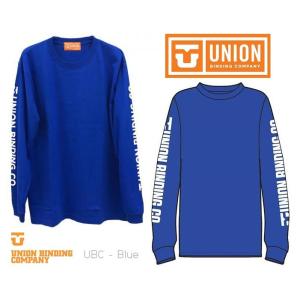 特典ステッカー付 UNION BINDING 2020 UBC Long Sleeve 長袖 Tシャツ ROYAL BLUE ユニオン ビンディング｜boardcooker