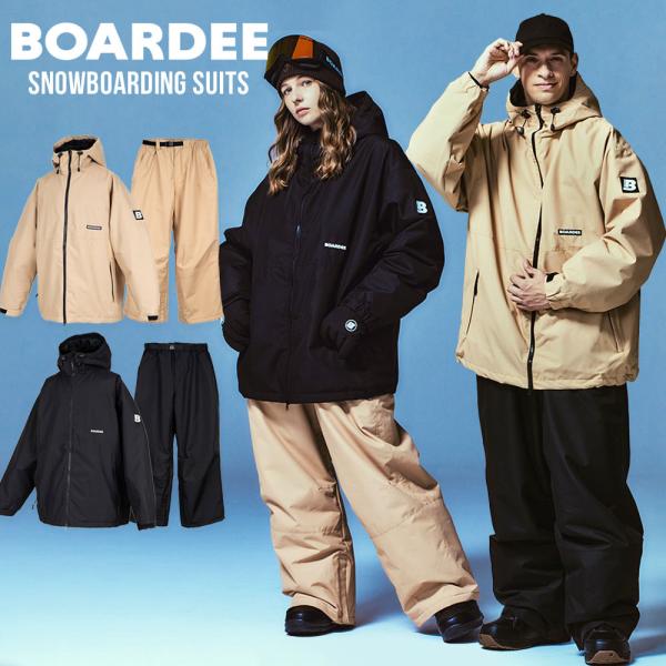 スノボウェア メンズ 上下セット スノーボードウェア BOARDEE BD24JFOT01U×OB0...