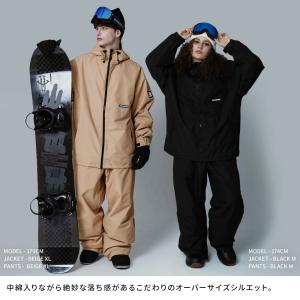 スノボウェア メンズ 上下セット スノーボード...の詳細画像5