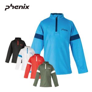 フェニックス スノボウェア PHENIX アンダーシャツ キッズ ジュニア ＜2025＞ESB24LS80 / Sleeve Line Junior 1/2 Zip Tee｜スノーボード専門店B-BRANDSビーブランズ