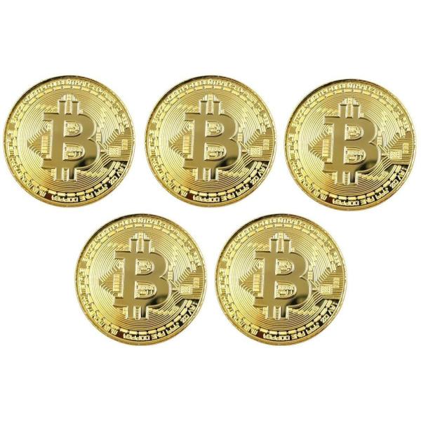 ビットコイン Bitcoin レプリカ 5枚セット メダル 仮想通貨