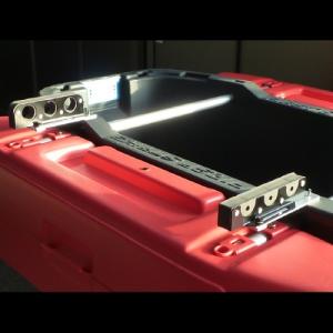フロートボート用ロッドホルダー（3本掛け）