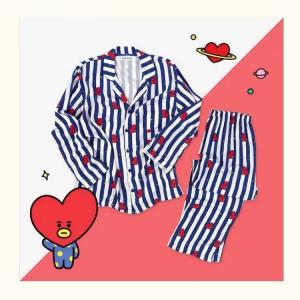 BTS(防弾少年団) V　BT21 かわいい 上下セット パジャマ