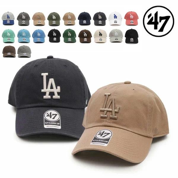 47【フォーティーセブン】クリーンナップ ロサンゼルス・ドジャース CLEAN UP キャップ アジ...