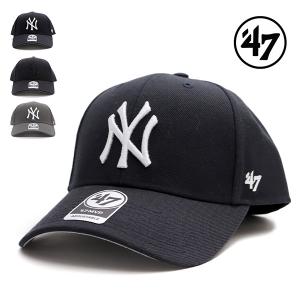 ’47【フォーティーセブン】B-MVP17WBV Yankees ’47 MVP Navy ニューヨーク・ヤンキース キャップ 帽子 ネイビー グレー ブラック サイズ調整可能｜bobsstore