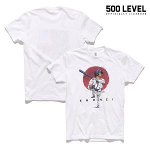 ファイブハンドレットレベル【500 LEVEL】Shohei Ohtani Los Angeles D Shohei Sun 大谷翔平 Tシャツ メンズ ロサンゼルス・ドジャース【ネコポス発送無料】｜bobsstore