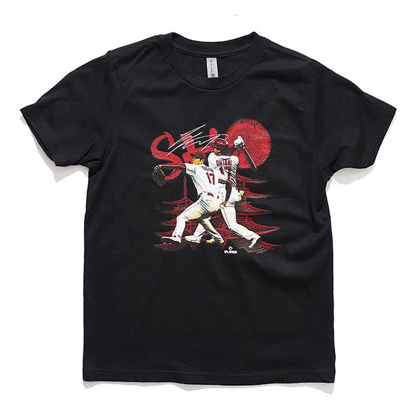 ファイブハンドレットレベル【500 LEVEL】大谷翔平 Tシャツ キッズ 子供 半袖 お揃い 親子...