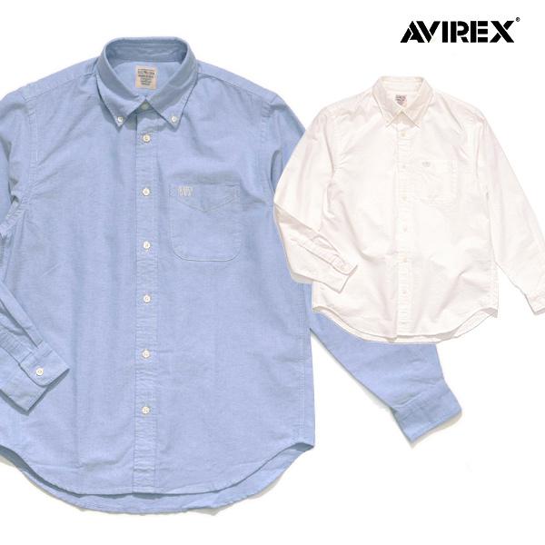 アヴィレックス【AVIREX】《DAILY/デイリー》BASIC OXFORD LONG SLEEV...