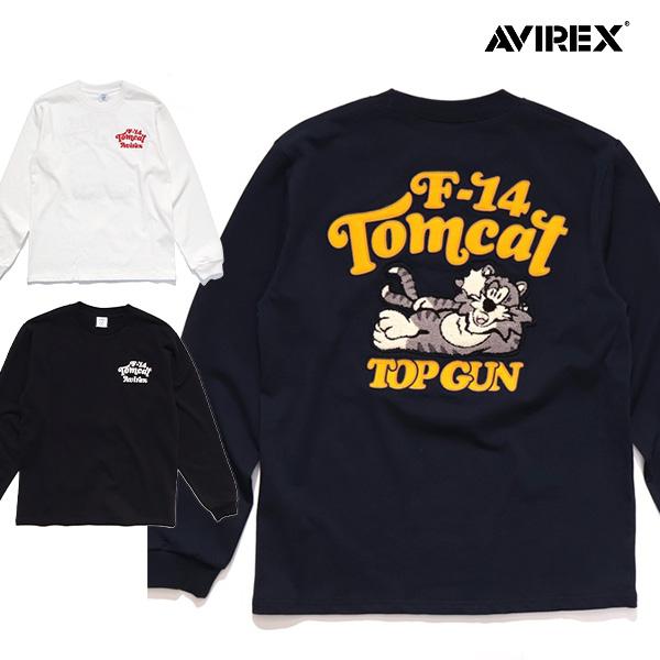 アヴィレックス【AVIREX】SAGARA TOM CAT L/S T-SHIRT ロンT 長袖 ロ...