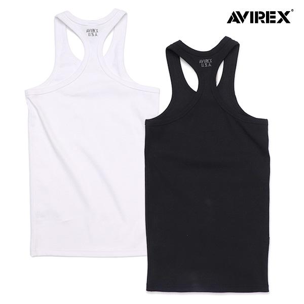 アヴィレックス【AVIREX】《DAILY/デイリー》RIB TANK TOP BACK CROSS...