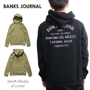 バンクス【BANKS】WFL0265 DOWNTOWN GRAPHIC FLEECE (MENS)パーカー 長袖 フーディー フリース ロゴ メンズ グリーン ブラック 人気 シンプル｜bobsstore