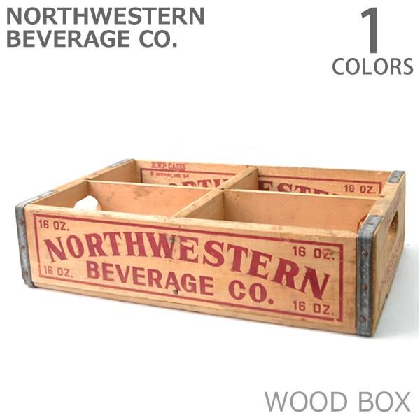 爆買 BEVERAGE CO.【ビバレッジ】NORTHWESTERN ウッドボックス ヴィンテージ　...