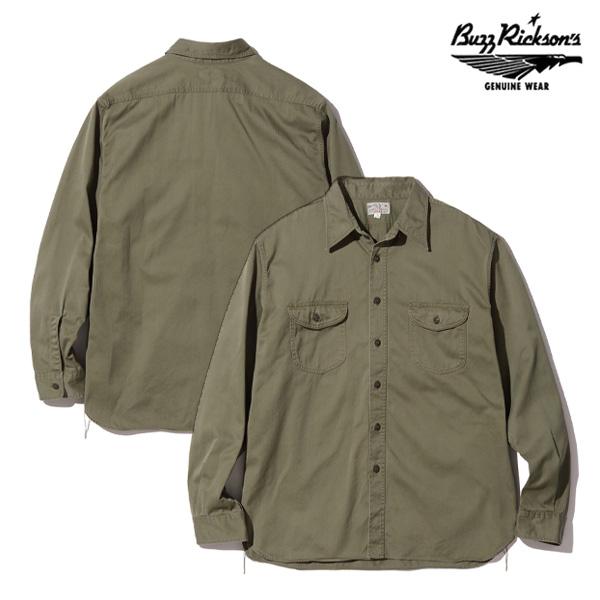 バズリクソンズ【BUZZ RICKSON'S】HERRINGBONE WORK SHIRTS ワーク...