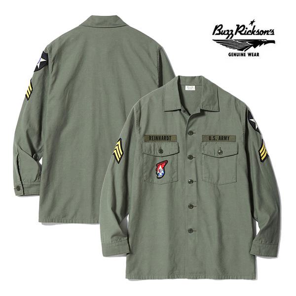 バズリクソンズ【BUZZ RICKSON'S】SHIRT MAN'S COTTON SATEEN O...