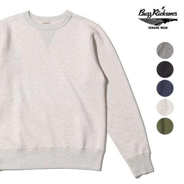 爆買 バズリクソンズ【BUZZ RICKSON'S】SET-IN CREW NECK SWEAT S...