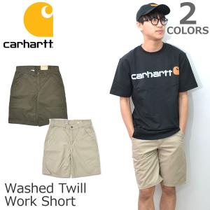 カーハート【carhartt】100245 Washed Twill Work Short カジュアル メンズ ハーフ パンツ 半パン カーゴ ワークパンツ｜bobsstore