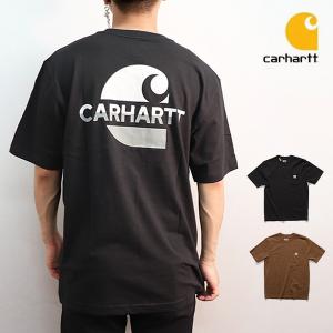 カーハート carhartt Men’s LOOSE FIT HEAVYWEIGHT SHORT-SLEEVE POCKET C GRAPHIC T-SHIRT メンズ Tシャツ 半袖 ロゴ US規格【ネコポス発送無料】｜bobsstore