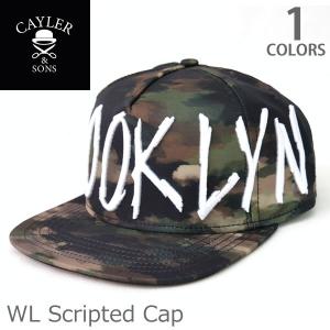 ケイラーアンドサンズ【CAYLER&SONS】C&S WL Scripted Cap WL-SS17-31-OS 帽子 メンズ レディース  スナップ｜bobsstore