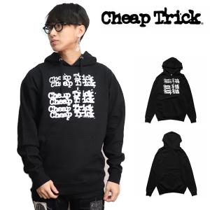 チープ トリック【CHEAP TRICK】LOGO HOODIE パーカー 長袖 フーディー プルオーバー ロック バンド メンズ レディース｜bobsstore