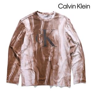 カルバン・クライン【Calvin klein】40JM893 LS GRAPHIC TEE メンズ ロゴ Tシャツ 長袖 ロンT インナー トップス【ネコポス発送送料無料】｜bobsstore