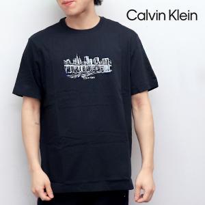 カルバン・クライン【Calvin klein】40QM830 SS GRAPHIC TEE Tシャツ ロゴ 半袖 トップス BLACK シンプル メンズ レディース【ネコポス発送】｜bobsstore