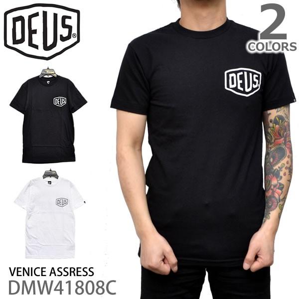 デウスエクスマキナ DEUS EX MACHINA SHIELD メンズ 半袖 Tシャツ 無地 ベー...