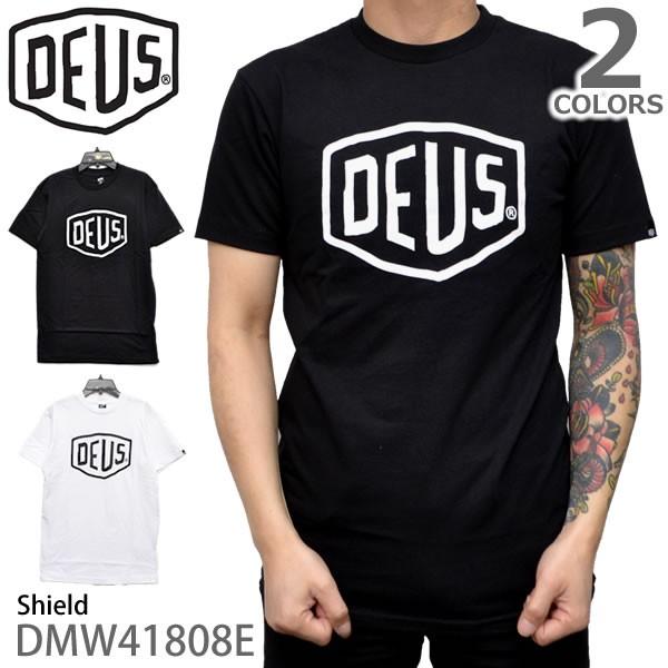 デウスエクスマキナ DEUS EX MACHINA SHIELD メンズ 半袖 Tシャツ 無地 ベー...