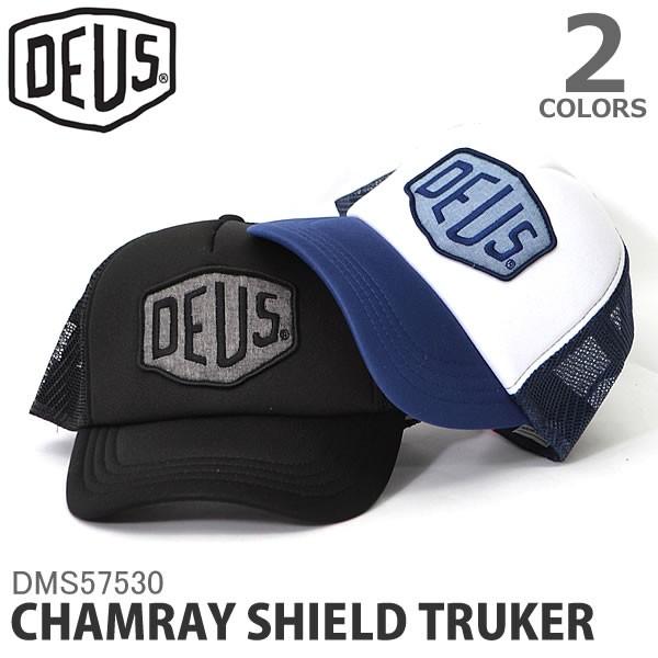 デウス【ＤＥＵＳ】DMS57530 CHAMRAY SHIELD TRUKER　メッシュ キャップ ...