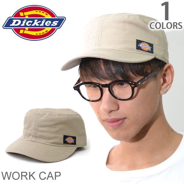 ディッキーズ【Dickies】キャップ ワークキャップ　メンズ CAP 帽子 ロゴ シンプル カーキ...