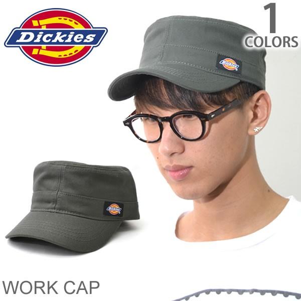 ディッキーズ【Dickies】キャップ ワークキャップ　メンズ CAP 帽子 ロゴ シンプル オリー...