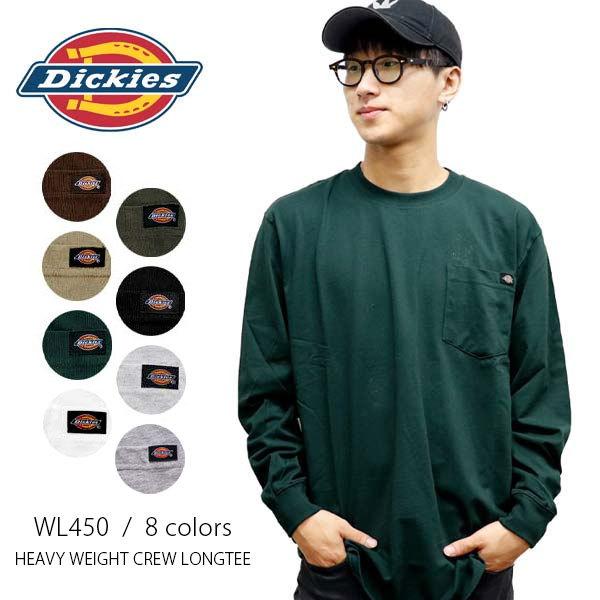 ディッキーズ【Dickies】HEAVY WEIGHT CREW LONGTEE WL450 ロング...