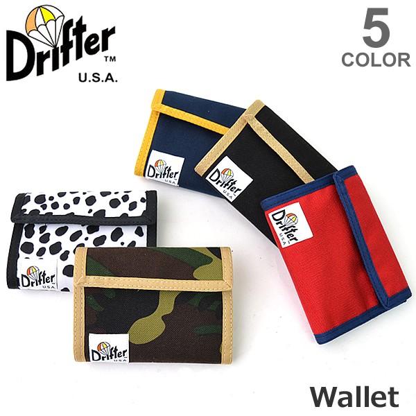 Drifter/ドリフター 財布 3つ折り コンパクト ナイロン WALLET 軽量・丈夫素材 小銭...