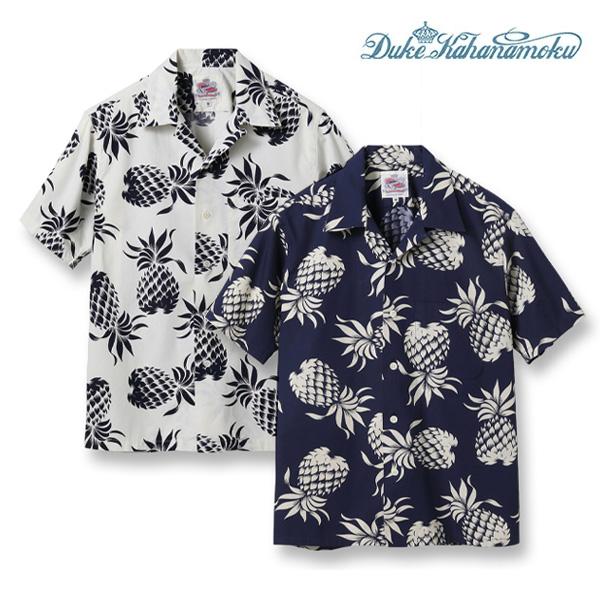 デューク・カハナモク【DUKE KAHANAMOKU】COTTON HAWAIIAN SHIRT “...