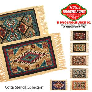 エルパソサドルブランケット【el paso saddleblanket】Cotton Stencil