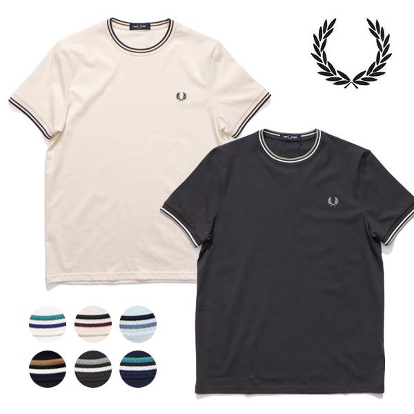 フレッドペリー【FRED PERRY】M1588V TWIN TIPPED T-SHIRT Tシャツ...