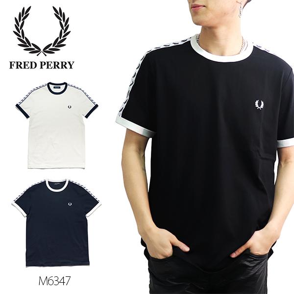 フレッドペリー【FRED PERRY】M6347 TAPED RINGER T-SHIRT リンガー...