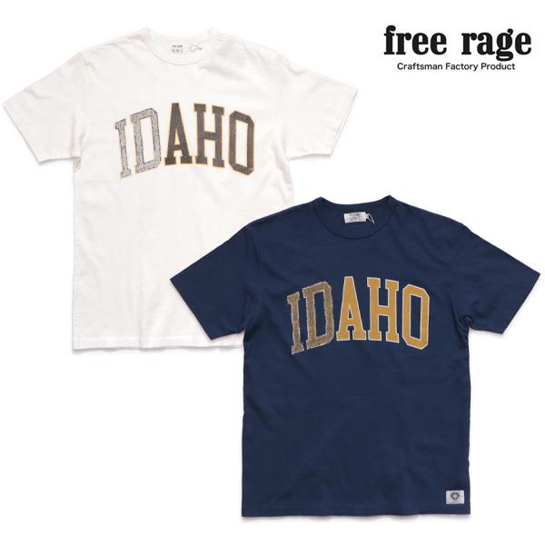 フリーレイジ【free rage】226AC821A "IDAHO" リサイクルコットンTee 半袖...