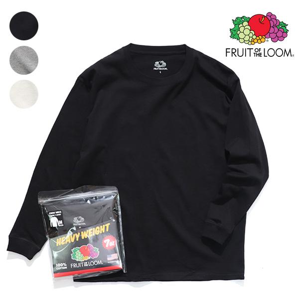 爆買 フルーツオブザルーム【FRUIT OF THE LOOM】7オンス天竺L/S Tシャツ ロング...