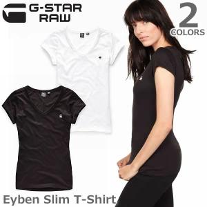 ジースター ロウ【G-STAR RAW】レディース Ｔシャツ Eyben Slim T-Shirt D04434 2757 トップス 半袖Tシャツ 【送料無料】｜bobsstore