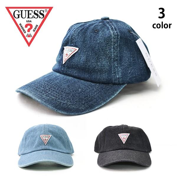 爆買 ゲス【GUESS】 ゲス デニム キャップ ミニロゴ 100-115-402 ユニセックス 男...